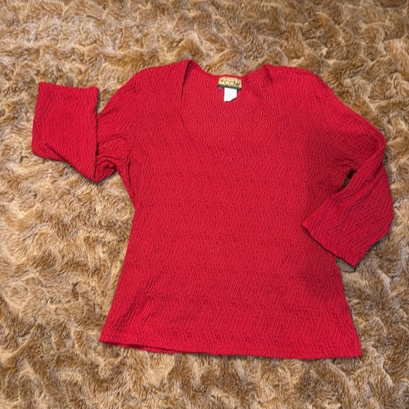 Creative Design Works Women's Red Sweater size L - Picture 6 of 8